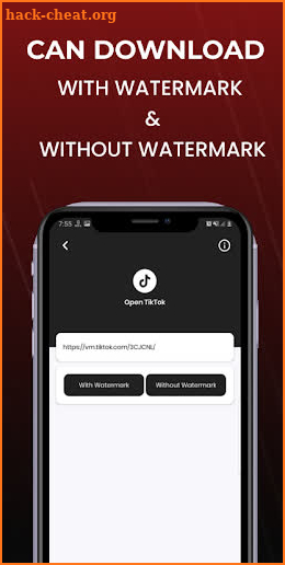 TikSave - Video Downloader for TikTok No Watermark screenshot