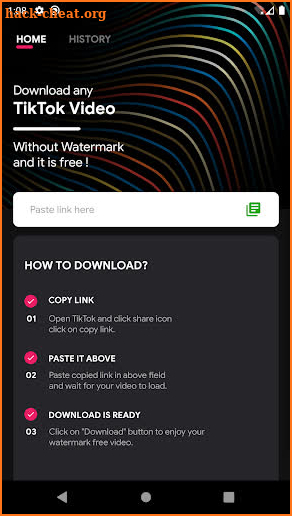 TikSaver - TikTok downloader without watermark screenshot