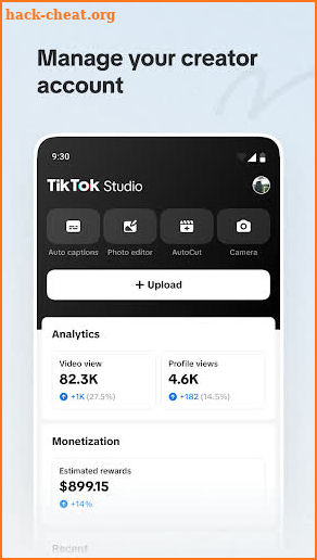 TikTok Studio screenshot