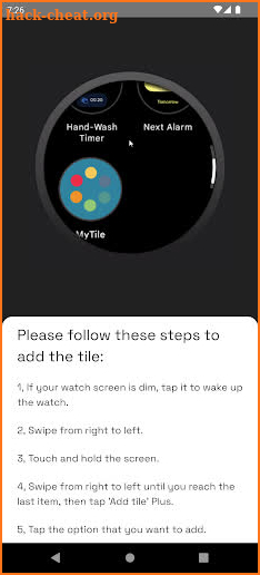 Tile App Launcher for Wear OS screenshot