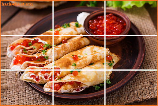 Tile Puzzles - Slide Puzzles Food 2 screenshot