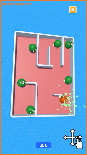 Tilt Ball 2048 screenshot