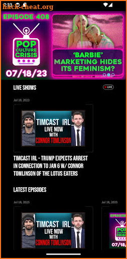 TIMCAST screenshot