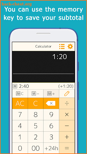 Time calculator+ screenshot