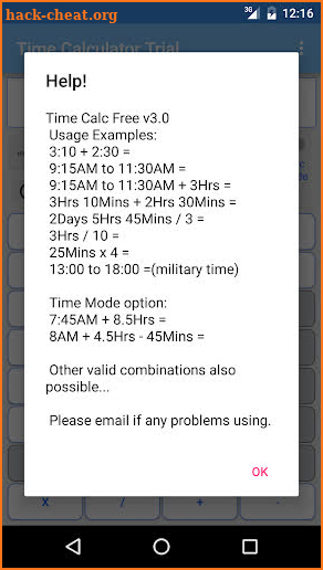 Time Calculator Pro screenshot