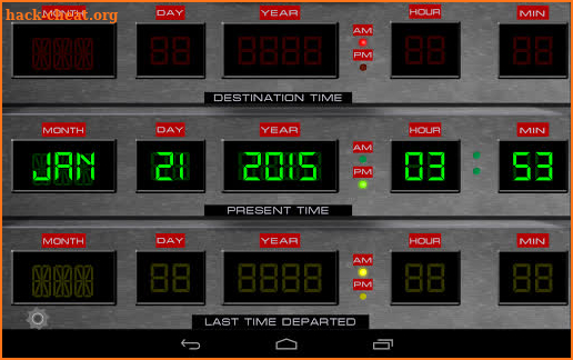 Time Circuits Dashboard Clock screenshot