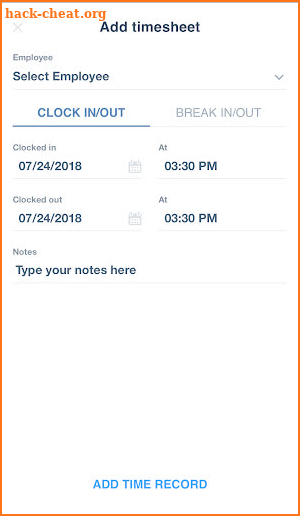 Time Clock Wizard screenshot