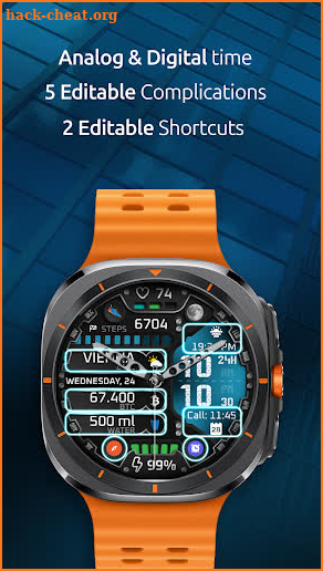 TimeCast Full Watch Face screenshot