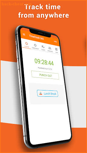 TimeClock 365 Time Tracker and Task Management screenshot