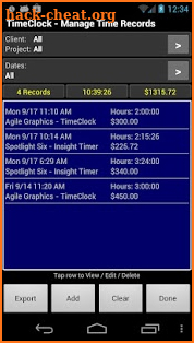 TimeClock Pro - Time Tracker screenshot