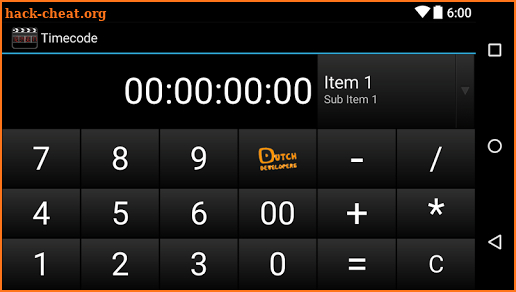 Timecode Calculator screenshot