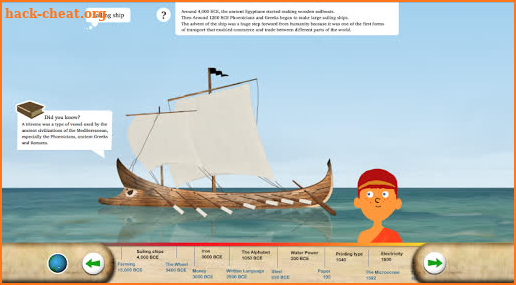 Timeline of inventions for kids screenshot