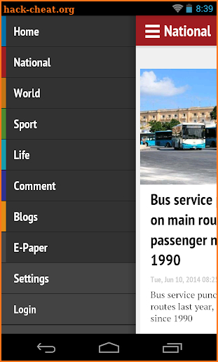 Times of Malta screenshot