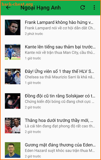 Tin Bóng Đá - Ngoại Hạng Anh, Việt Nam, Cup C1 screenshot