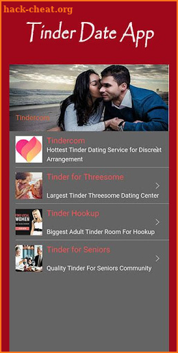 Tinder Date - Free Dating App for Adult Hookup screenshot