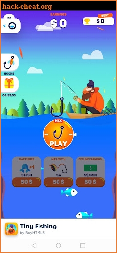 Tiny Fishing screenshot