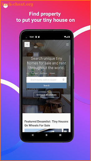 Tiny House Listings screenshot