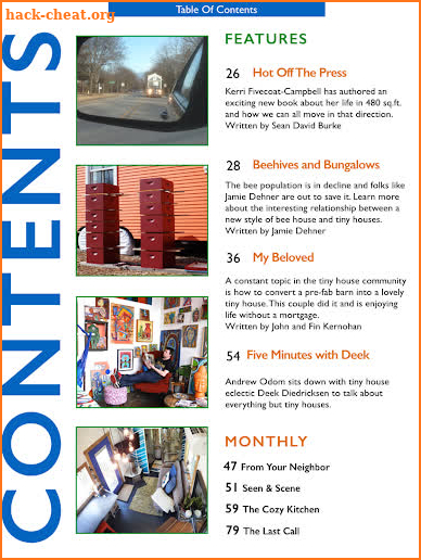 Tiny House Magazine screenshot