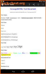 Tiny RTF Viewer screenshot