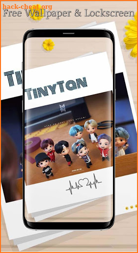 Tiny Tan BTS Wallpaper Character screenshot