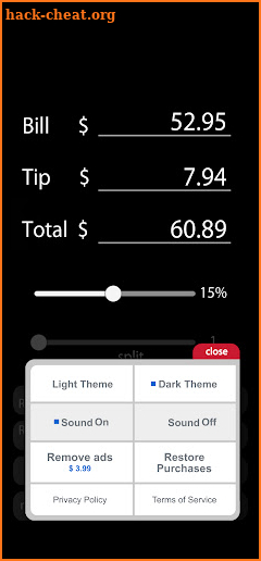 Tip Calculator 2.0 screenshot