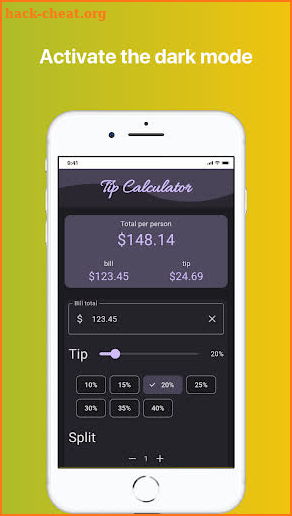 Tip Calculator screenshot