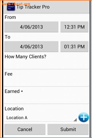 Tip Tracker Pro (No ad) screenshot