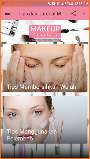 Tips Dan Tutorial Makeup Natural (Lengkap) screenshot