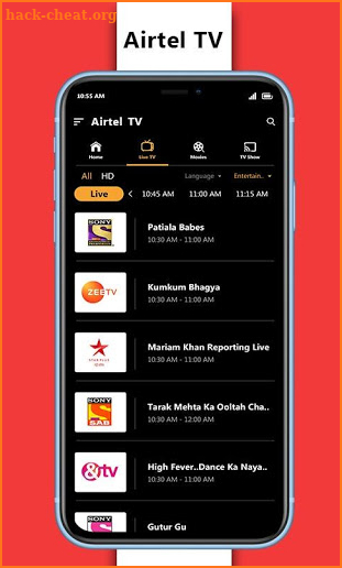 Tips for Airtel TV &  Digital TV Channels 2020 screenshot