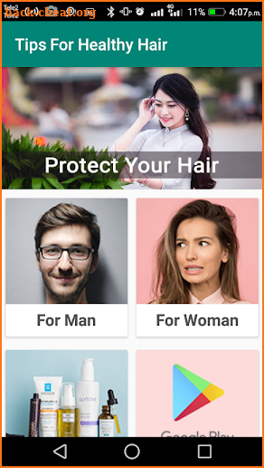 Tips For Healthy Hair screenshot