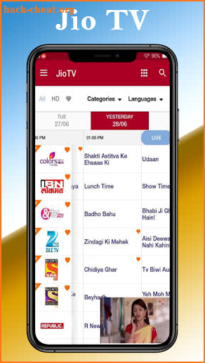 Tips for Jio TV & jio Digital TV Channels screenshot