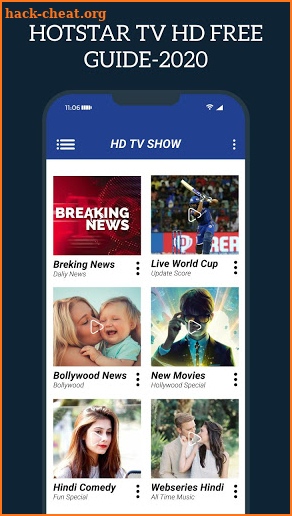 Tips Free HD Hotstar‏ Live TV Shows 2020 screenshot