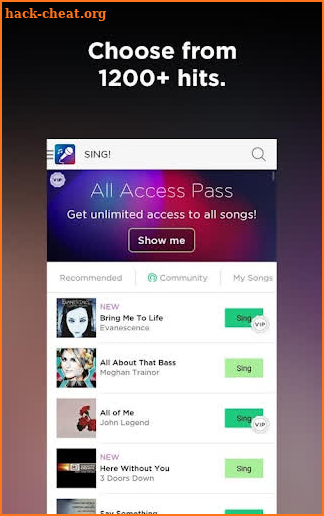 tips sing karaoke smule funny screenshot