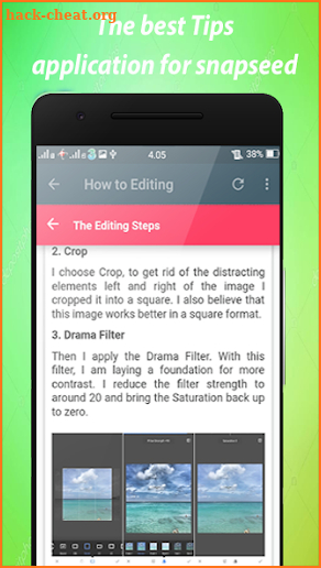 Tips Snapseed 2018 screenshot