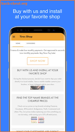 Tires Shop: Buy New Tires screenshot