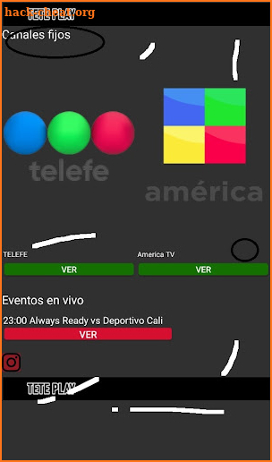 Tiro al arco Play vivo futbol screenshot