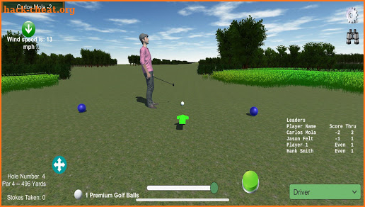 Titan Golf screenshot