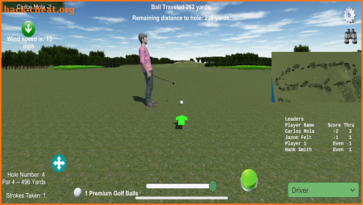 Titan Golf screenshot