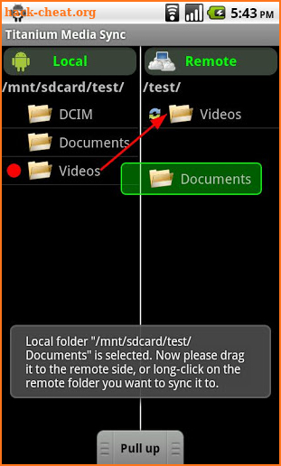 Titanium Media Sync screenshot