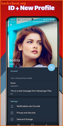 Title : Plus Mess : Plus messenger 2021 screenshot