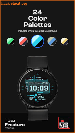 TKS 02 Fracture Watch Face screenshot