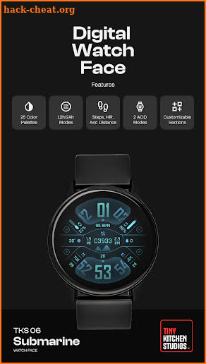 TKS 06 Submarine Watch Face screenshot