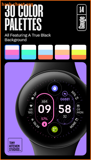 TKS 14 Gauge Watch Face screenshot