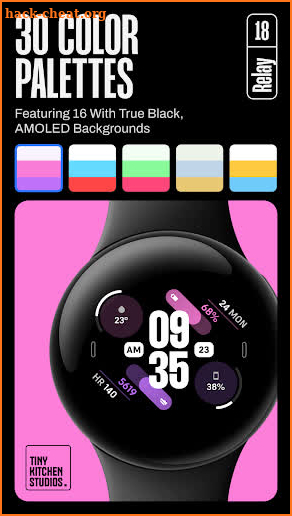 TKS 18 Relay Watch Face screenshot