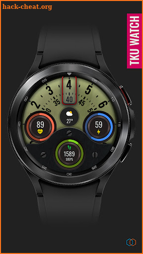 Tku S003 Digital Watch Face screenshot