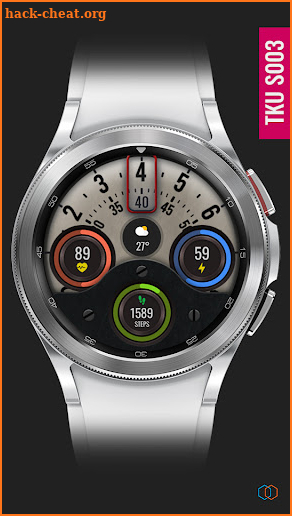 Tku S003 Digital Watch Face screenshot