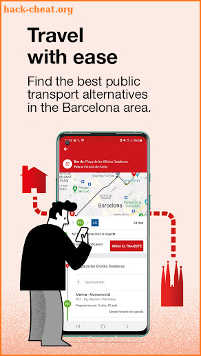 TMB App (Metro Bus Barcelona) screenshot