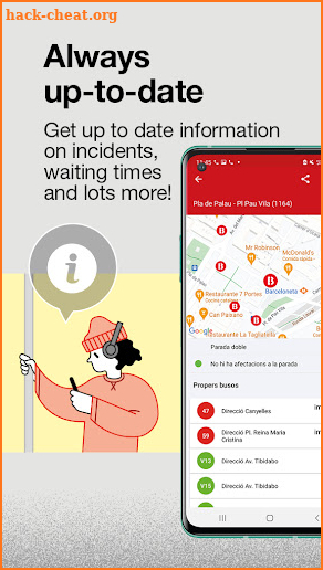 TMB App (Metro Bus Barcelona) screenshot