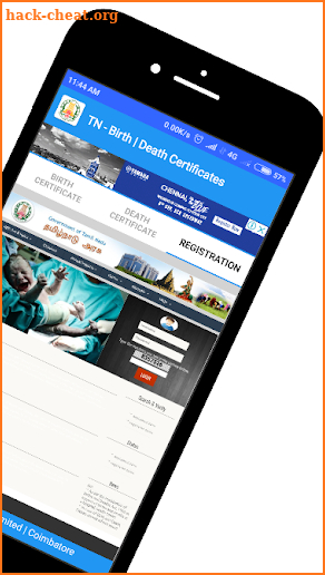 TN- Birth and  Death Certificate screenshot