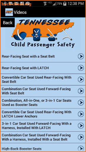 TN Child Passenger Safety screenshot